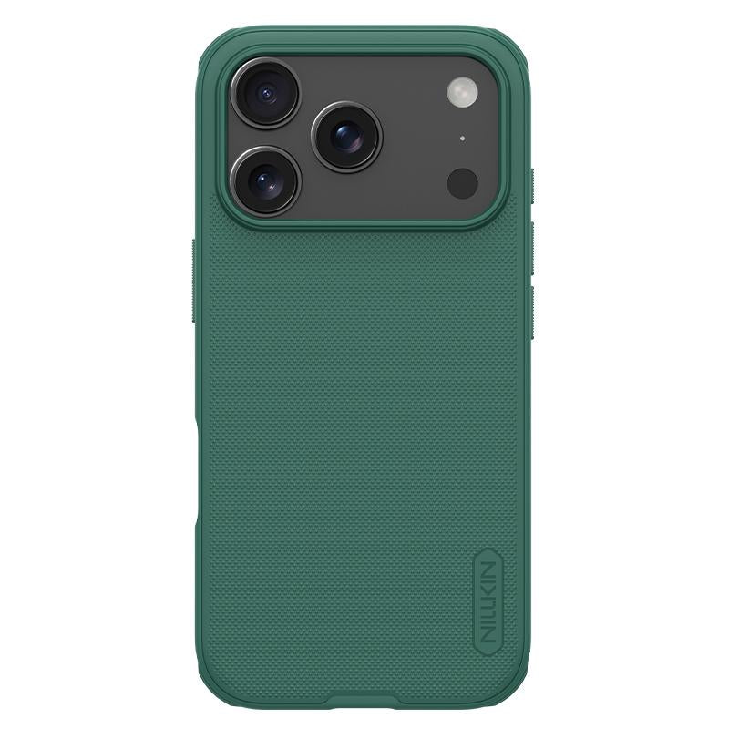 Compatible with iPhone 18 Pro & 17 Pro NILLKIN Frosted Shield Pro PC + TPU Phone Case - Green