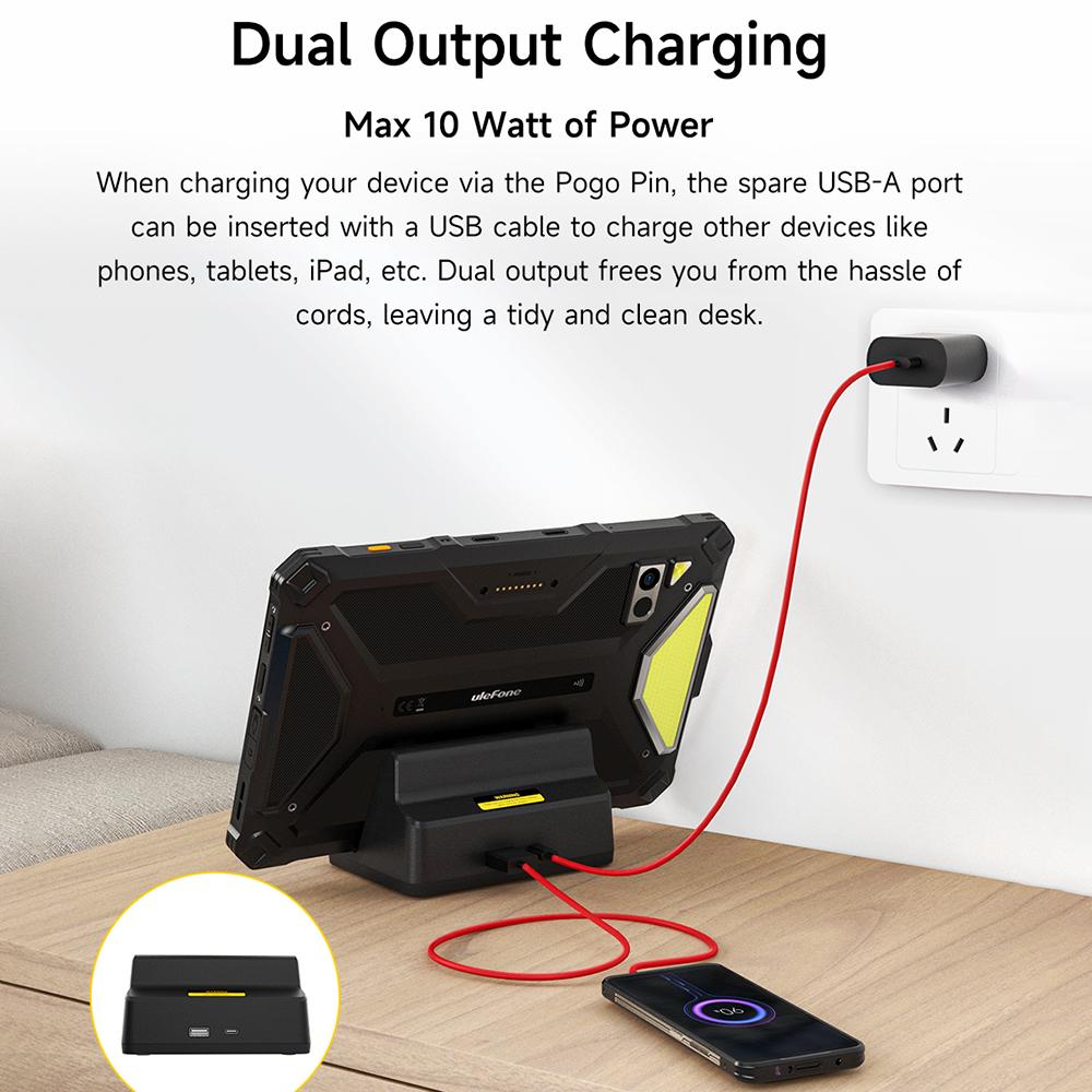 Ulefone 10W Desk Charging Dock For Armor Pad 4 Series(Black)