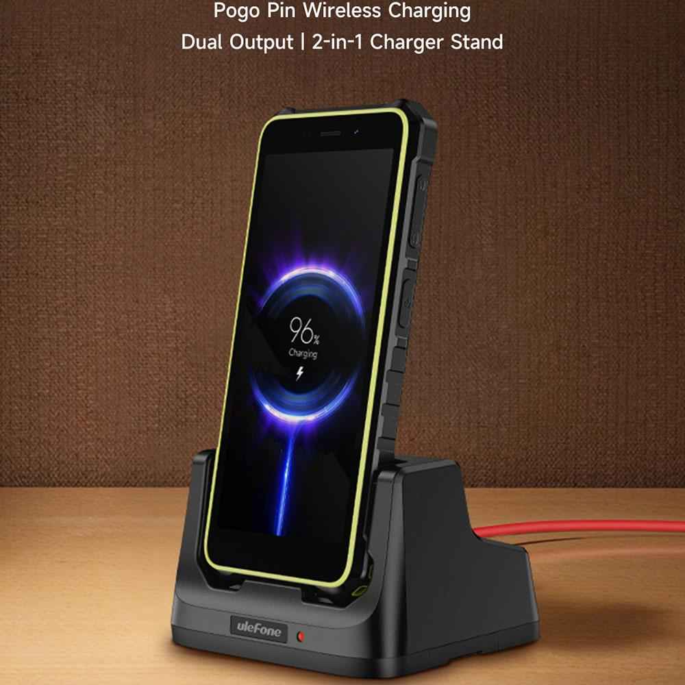 Uniqbuy For For Ulefone RugKing 2 Pro Ulefone USB-C / Type-C Desk Charging Dock(Black)
