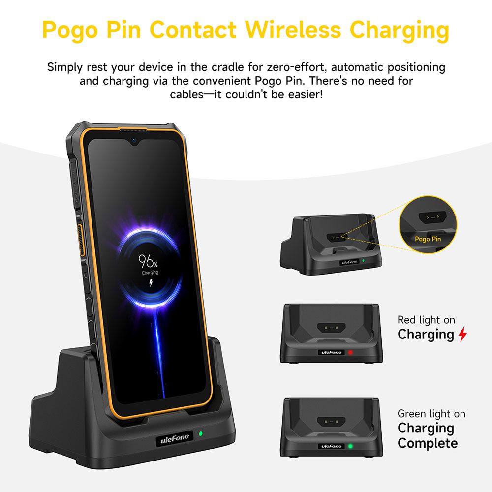 For Ulefone RugKing 3 Pro Ulefone USB-C / Type-C Desk Charging Dock(Black)
