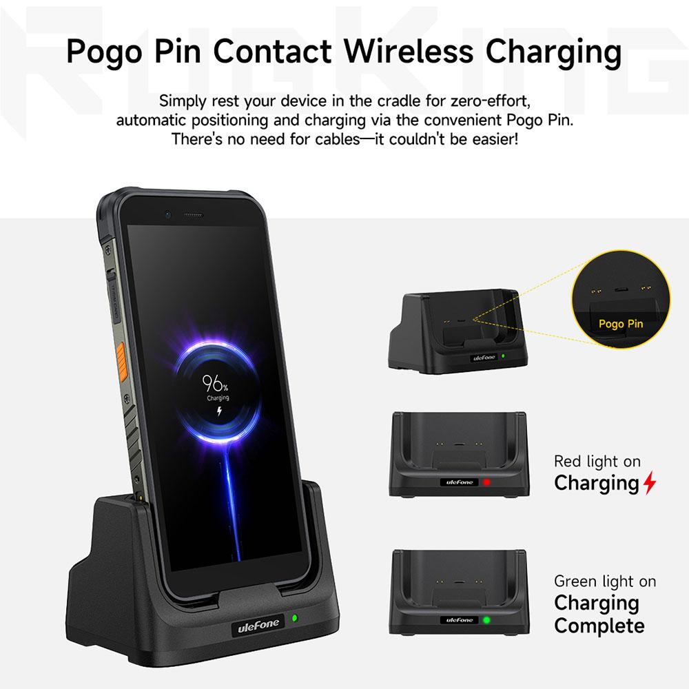 For Ulefone RugKing Ulefone USB-C / Type-C Desk Charging Dock(Black)