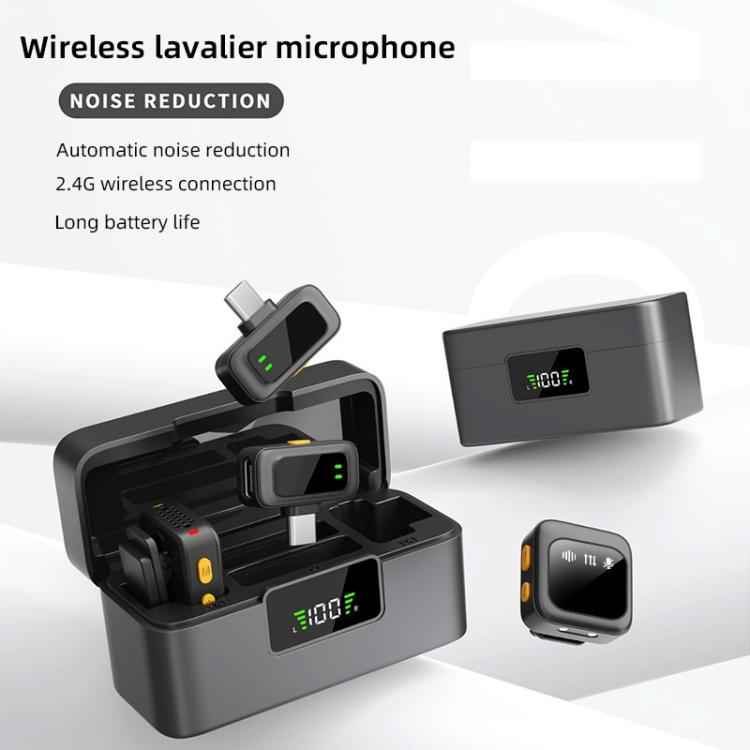 Q18 2 in 1 Lavalier Wireless Microphone, Model:Type-C Plug