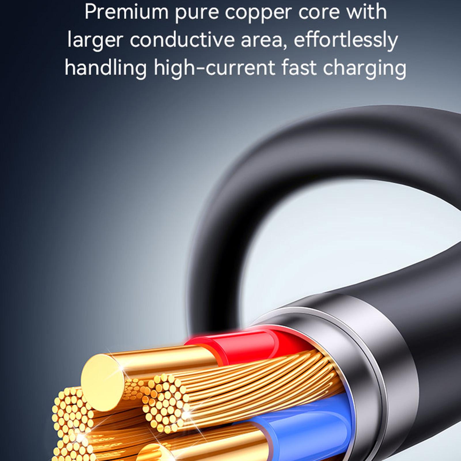 USAMS SJ779 U94 USB to Micro 2A Fast Charging Data Cable, Length:1m(Black)