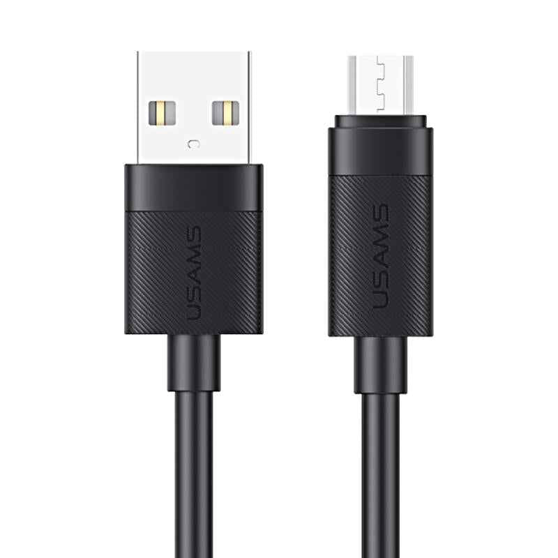 Uniqbuy For USAMS SJ779 U94 USB to Micro 2A Fast Charging Data Cable, Length:1m(Black)