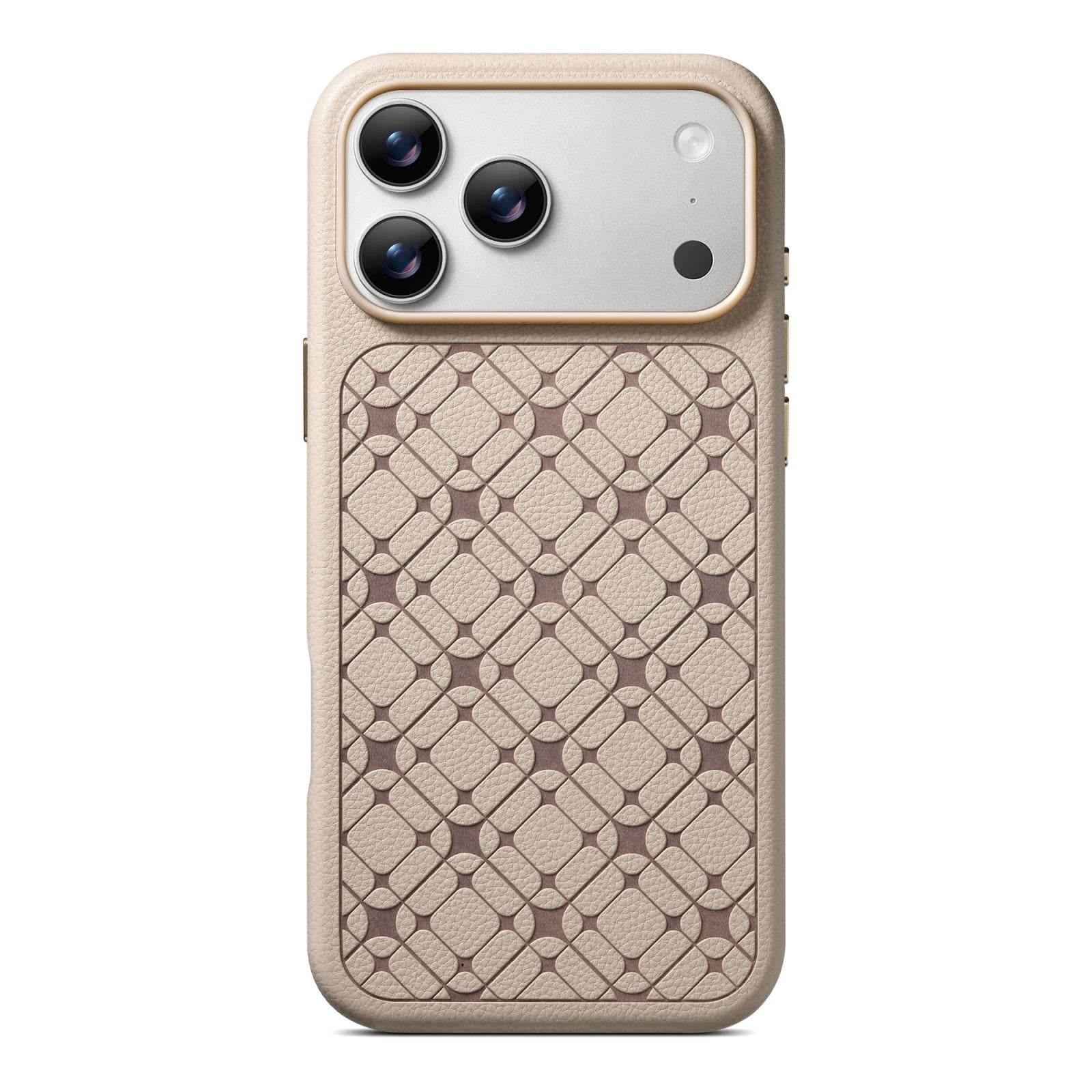 Compatible with iPhone 18 Pro & 17 Pro ESEBLE B2 Starlight Plaid Phone Case - Khaki