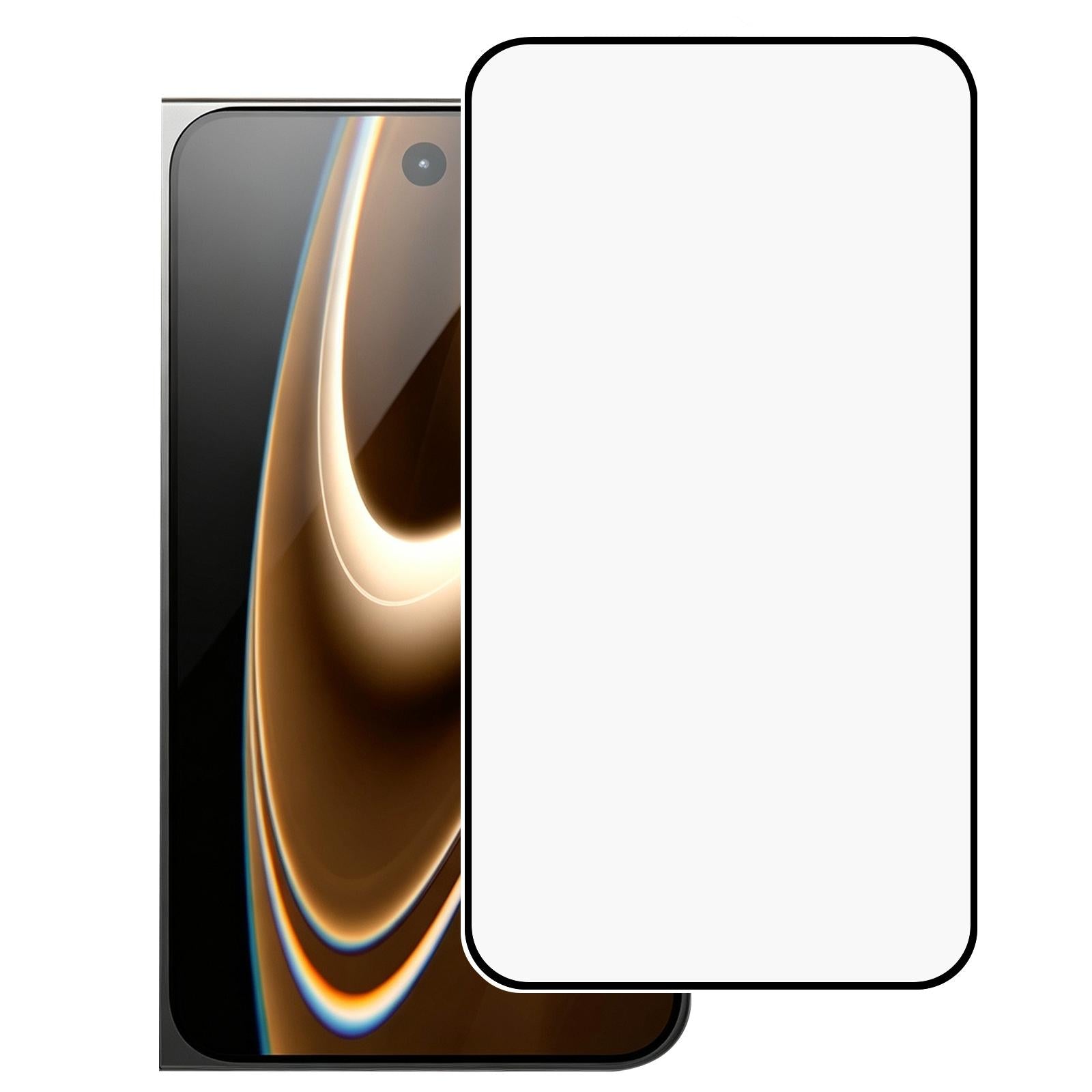 Compatible with iPhone Duo Outer Screen High Aluminum 380 Glue Silk Screen Printed Tempered Glass Film
