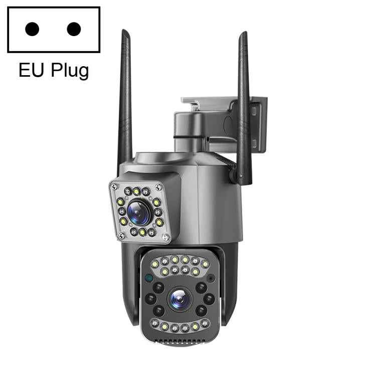 V380 Pro 2MP Dual Lens Panoramic Surveillance HD WiFi Camera(EU Plug)