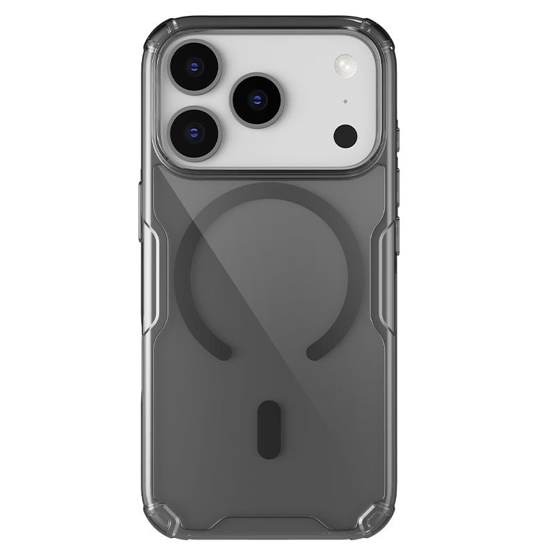 Compatible with iPhone 18 Pro NILLKIN Ultra Clear Magsafe PC + TPU Phone Case - Black