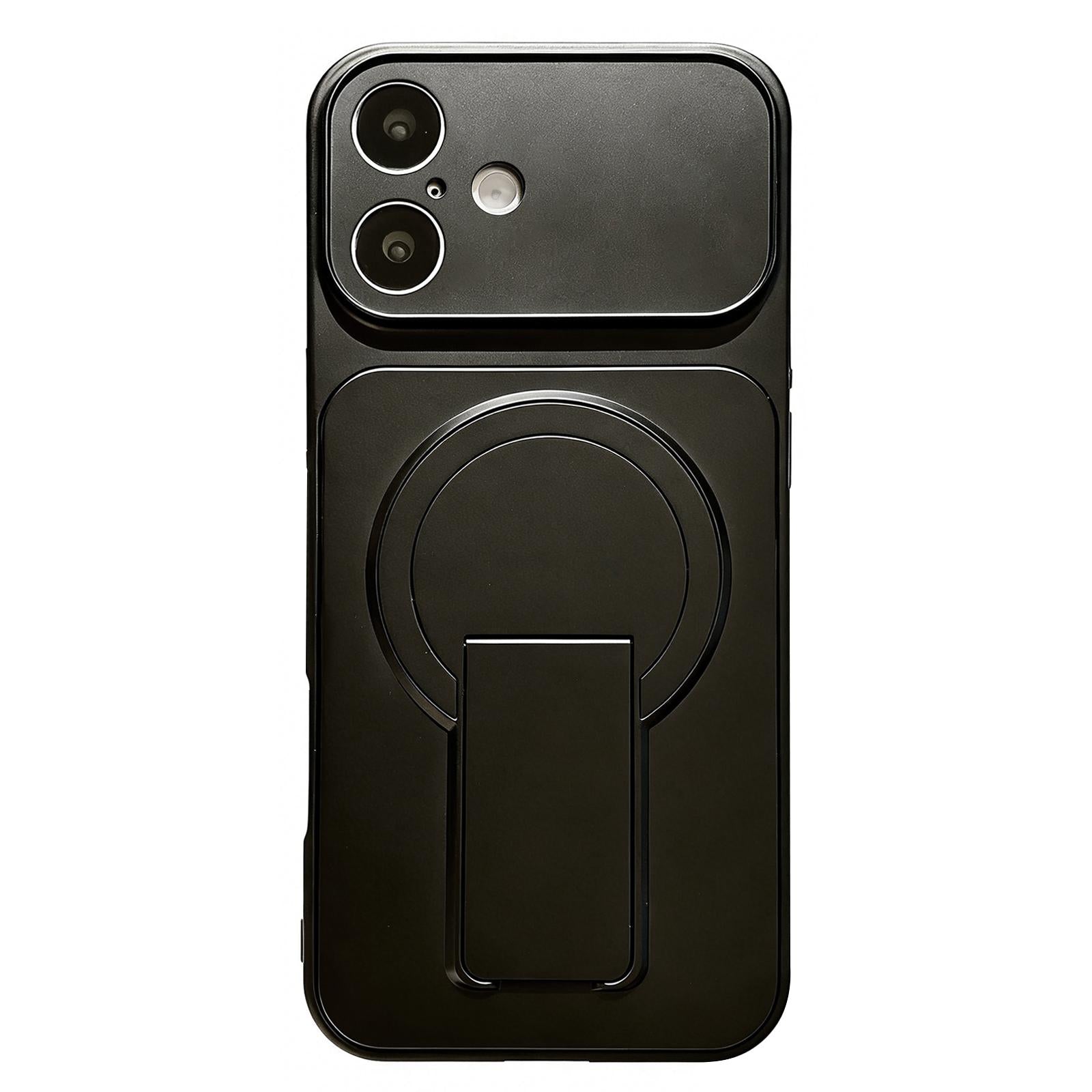 Compatible with iPhone 18 Instantly TransCompatible withms Into 17 Pro Invisible Holder Magnetic Phone Case - Black