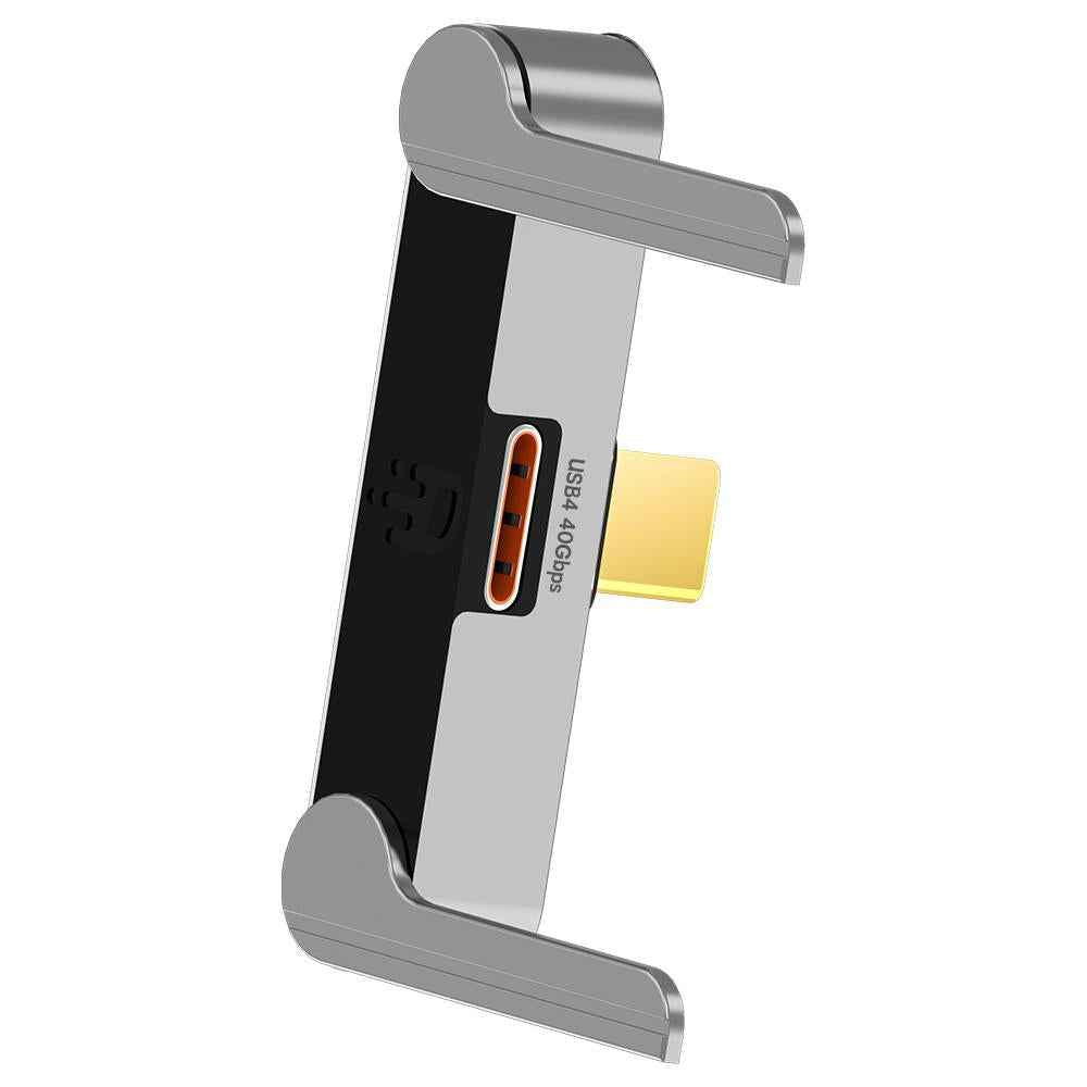 Uniqbuy For  8K 40Gbps USB4 Type-C Full Function Holder Adapter(Grey)