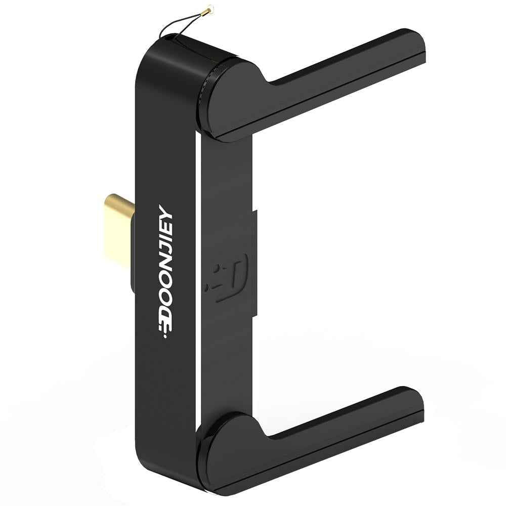 Uniqbuy For  16K 80Gbps USB5 Type-C Full Function Holder Adapter(Black)