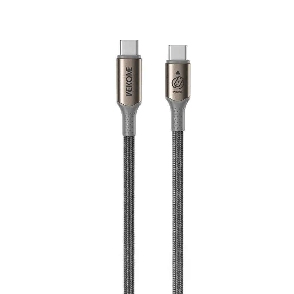 Uniqbuy For WK WDC-C23 Ladon Type-C to Type-C 140W All-Protocol Super Fast Charging Cable, Length:1.2m(Grey)