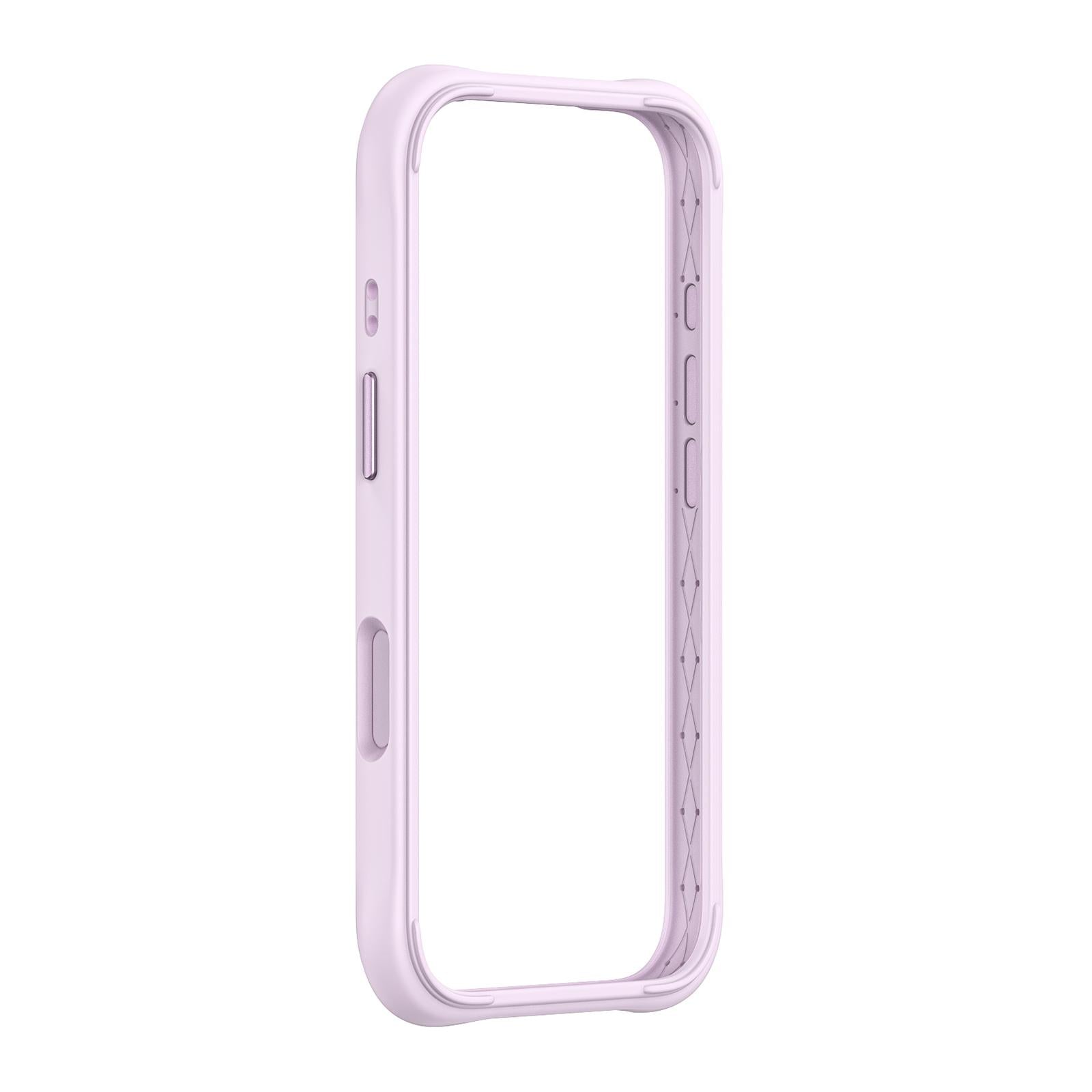 Compatible with iPhone 18 Phone Silicone Frame Bumper - Morandi Purple