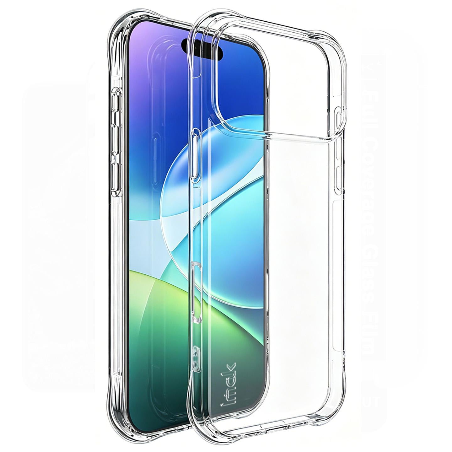 Compatible with iPhone 18 Pro imak Shockproof Airbag TPU Phone Case - Transparent