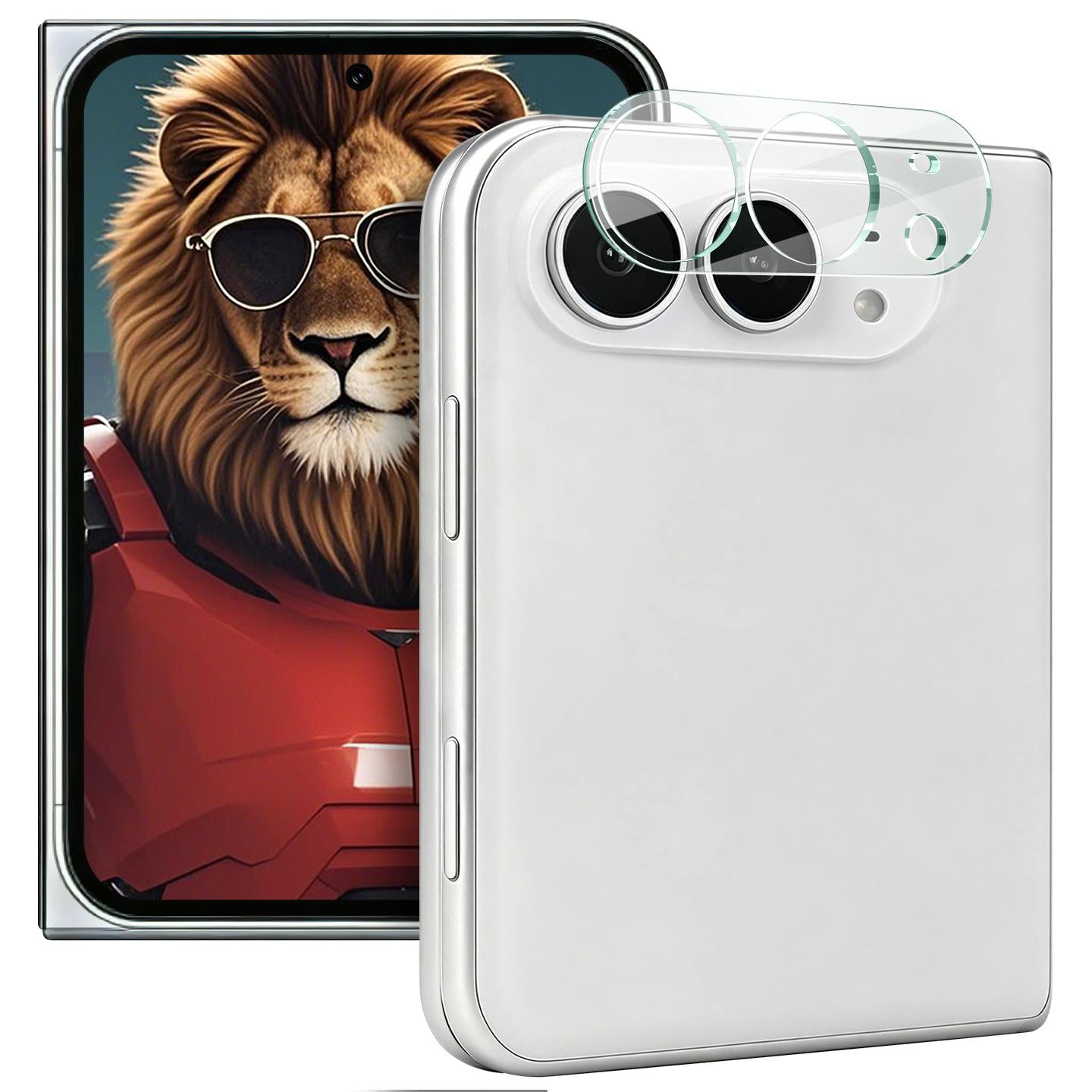 Compatible with iPhone Duo IMAK Integrated Rear Camera Lens Tempered Glass Film