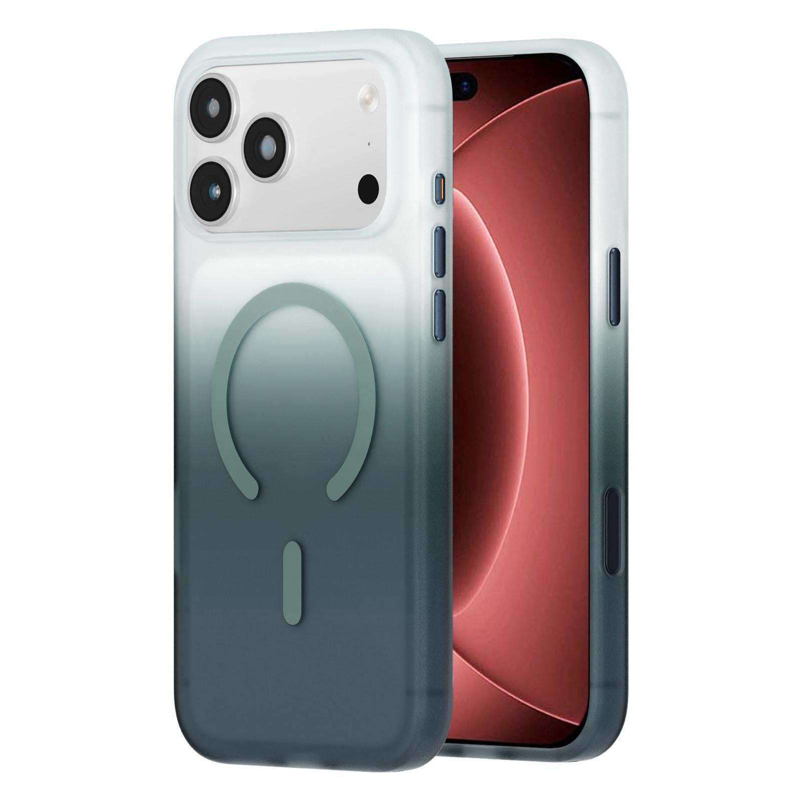 Compatible with iPhone 18 Pro Twilight Gradient Magnetic Phone Case - Winter Compatible withest