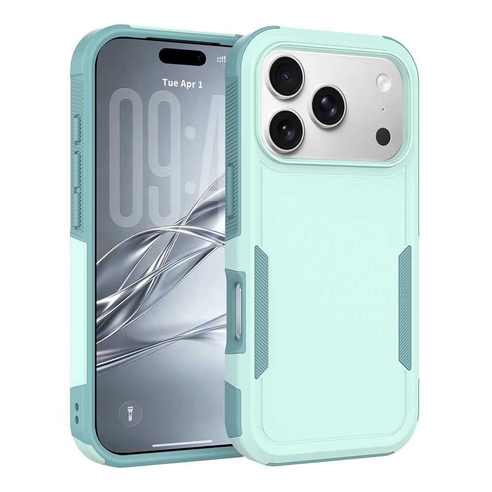Compatible with iPhone 18 Pro 2 in 1 PC + TPU Phone Case - Light Green
