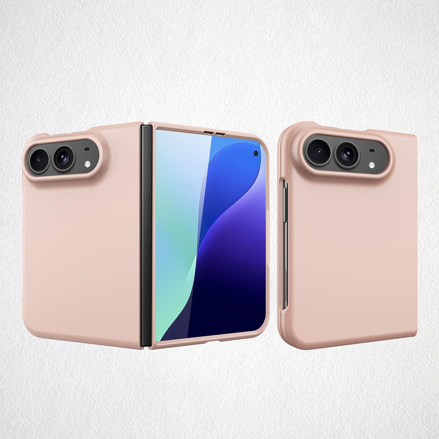 Compatible with iPhone Duo Integrated Skin-Friendly Spray-Coated Finish Phone Case - Gold