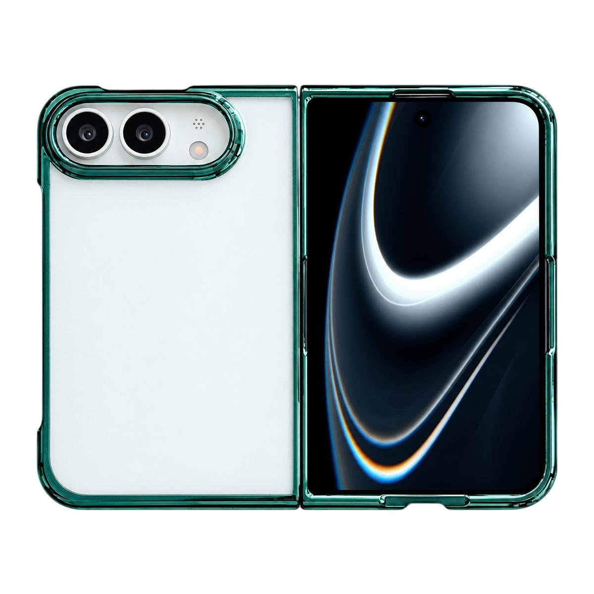 Compatible with iPhone Duo 6D Electroplating PC Shockproof Phone Case - Green