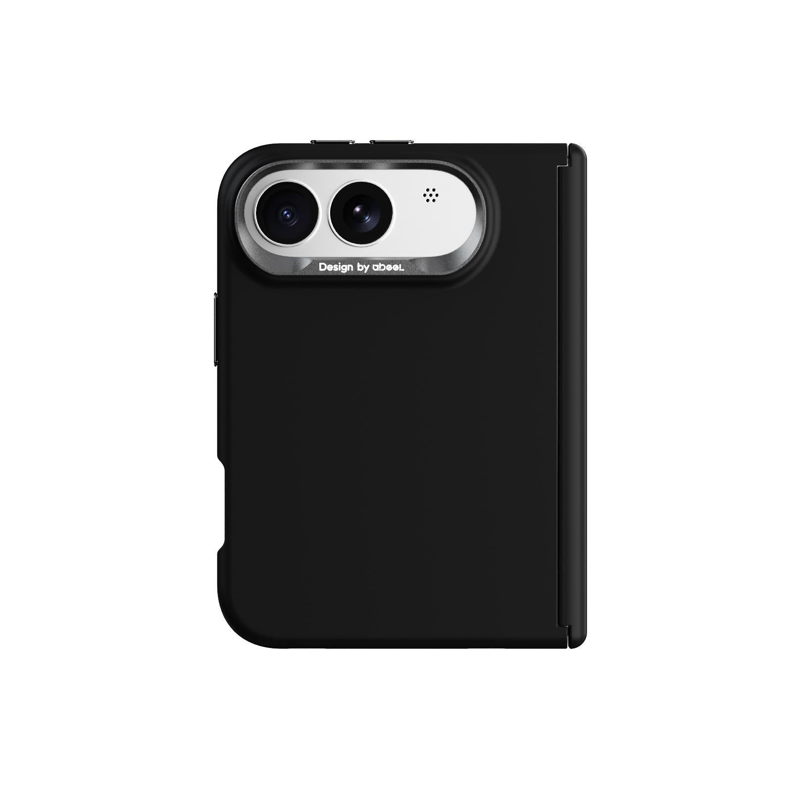 Compatible with iPhone Duo ABEEL Lightweight Zero Skin Feel Magnetic PC Phone Case - Black