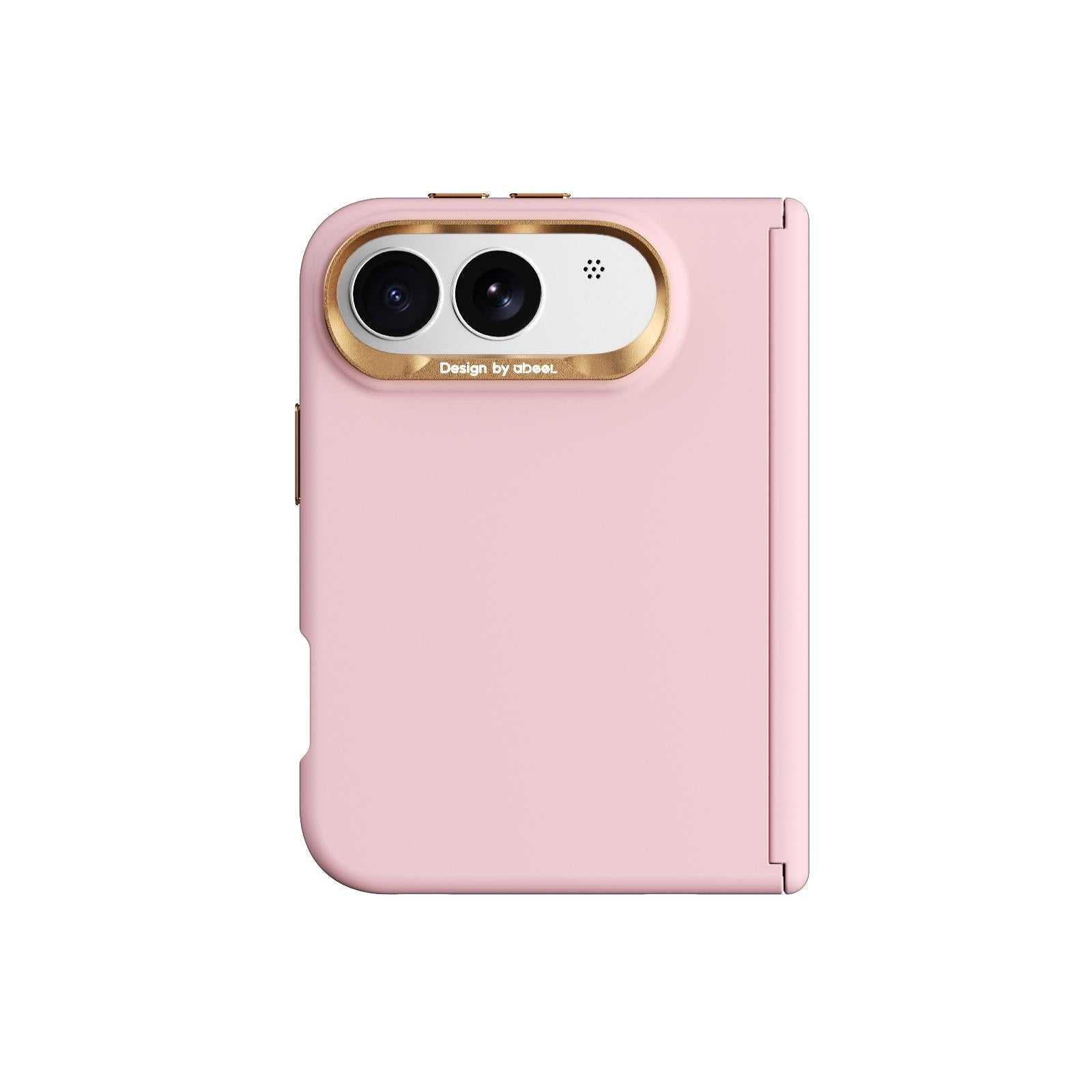Compatible with iPhone Duo ABEEL Lightweight Zero Skin Feel Magnetic PC Phone Case - Pink