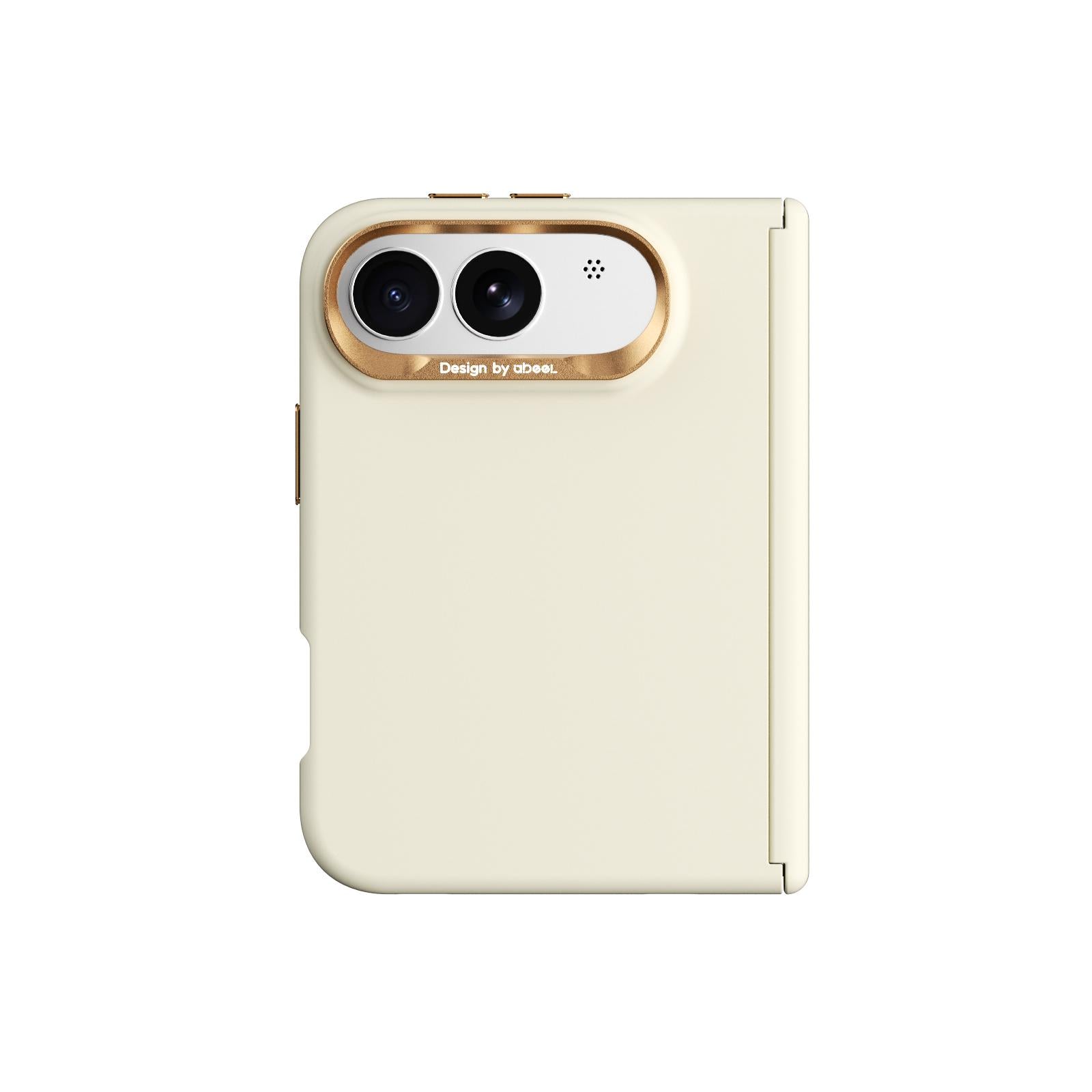 Compatible with iPhone Duo ABEEL Lightweight Zero Skin Feel Magnetic PC Phone Case - Yellow