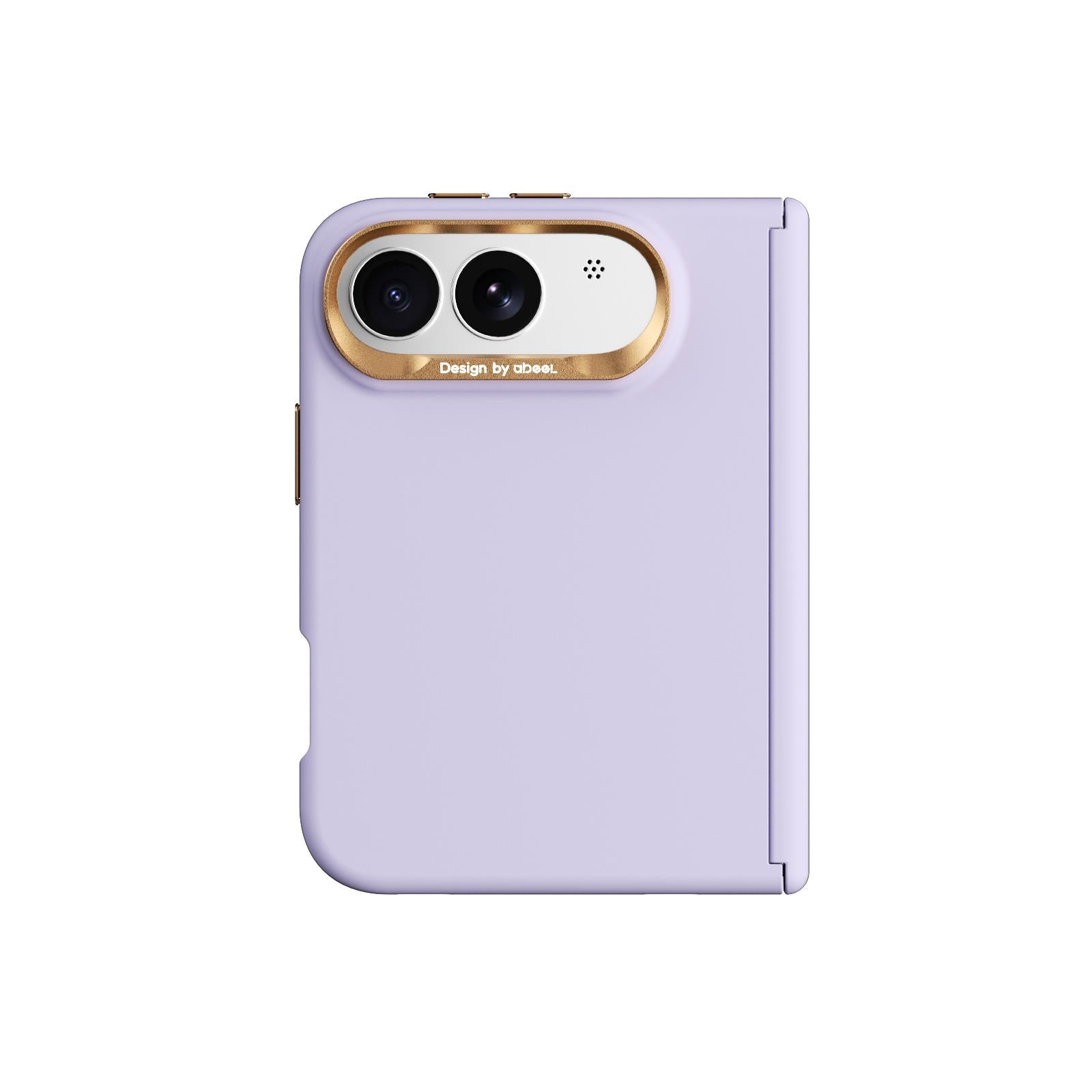 Compatible with iPhone Duo ABEEL Lightweight Zero Skin Feel Magnetic PC Phone Case - Lilac Purple