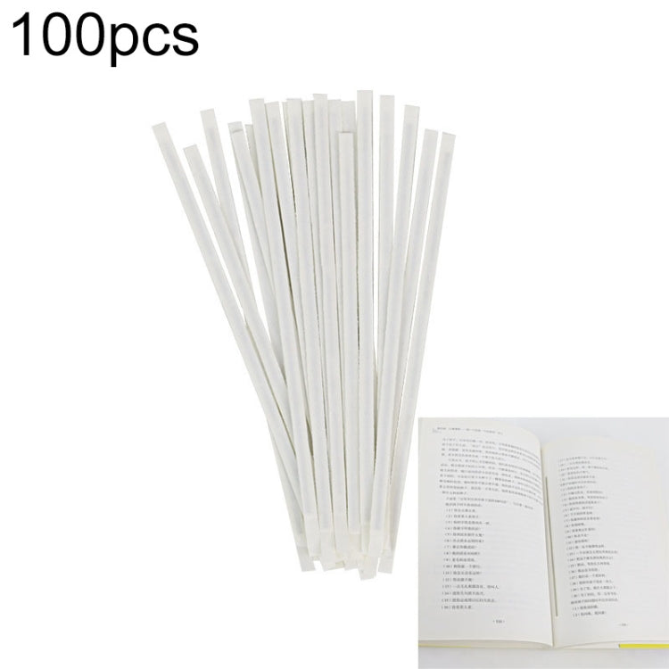 100pcs 12cm Iron-based EM Anti-Theft Double Sided Magnetic Strip for Book Security