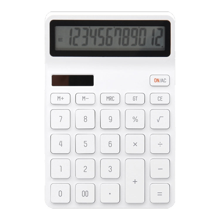 Original Xiaomi Mijia Rice Calculator 12-bit LED Display ABS Material 6 Degree Angle(White)