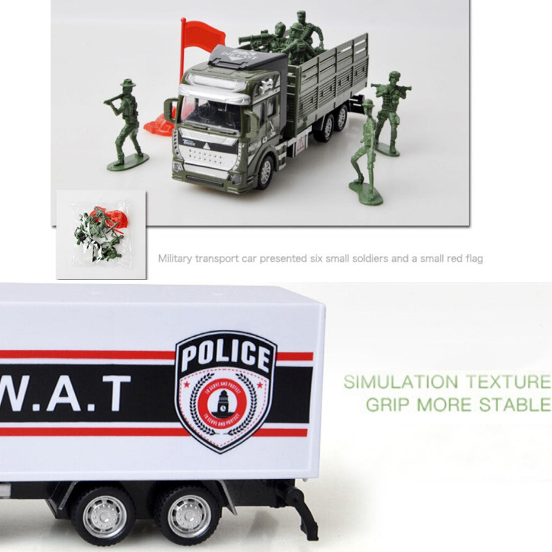 2 PCS Simulation Toy Car 1:48 Alloy Engineering Vehicle Children Toy Random Delivery