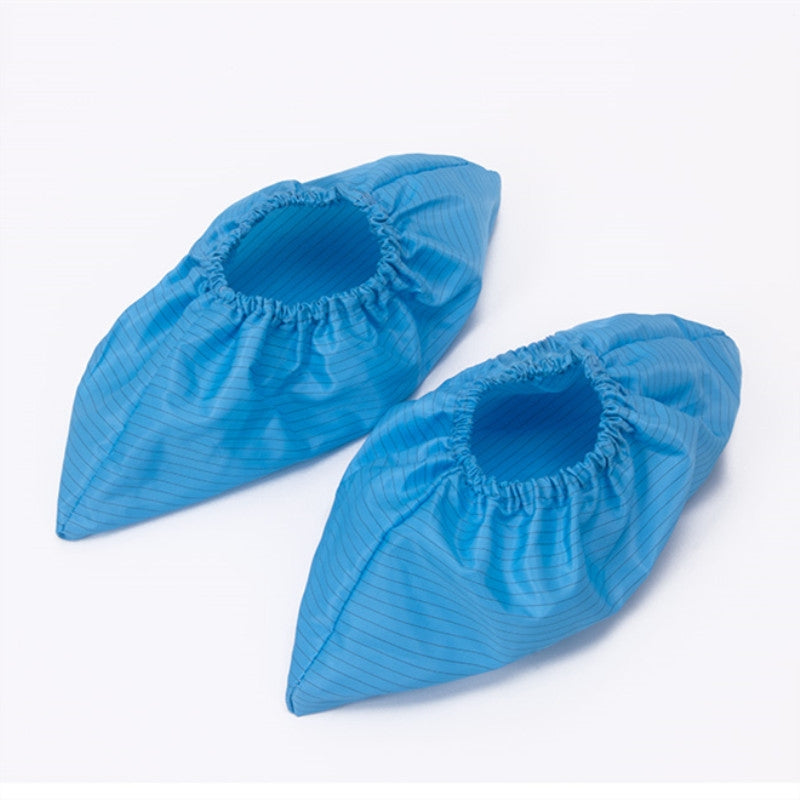 2 Sets Anti-static Striped Shoe Cover, Size?Free Size