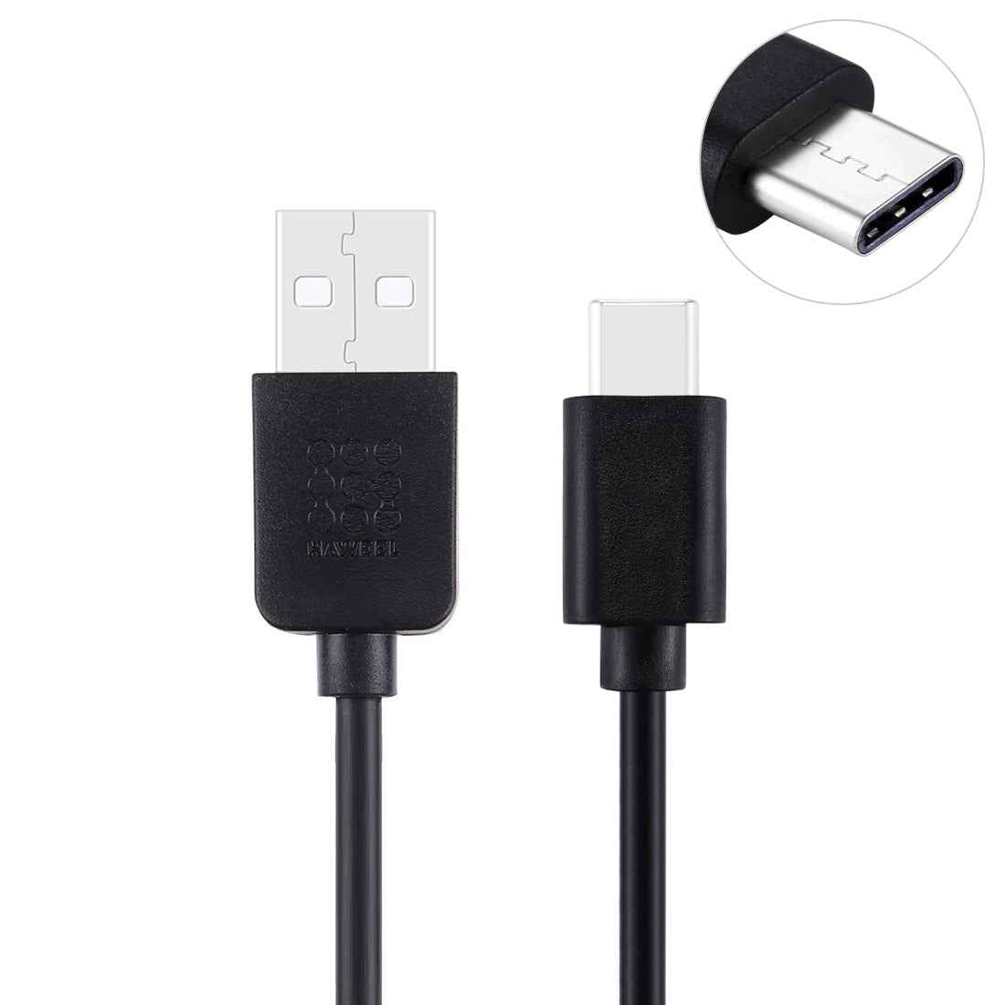 Uniqbuy For HAWEEL 1m USB-C / Type-C to USB 2.0 Data & Charging Cable(Black)