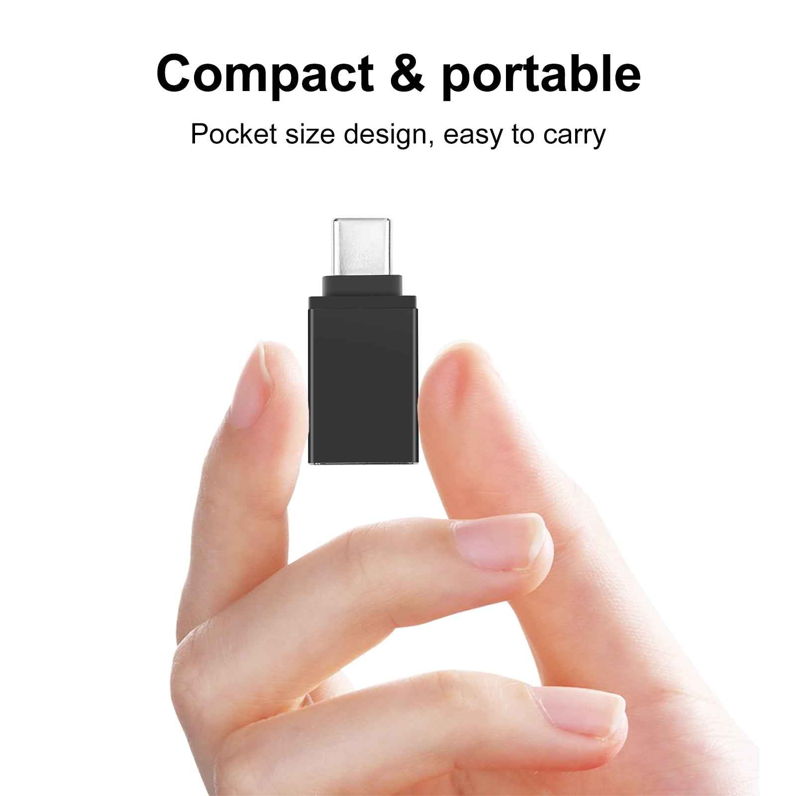 Uniqbuy For HAWEEL USB-C / Type-C Male to USB 3.0 Female OTG Data Transmission Adapter(Black)