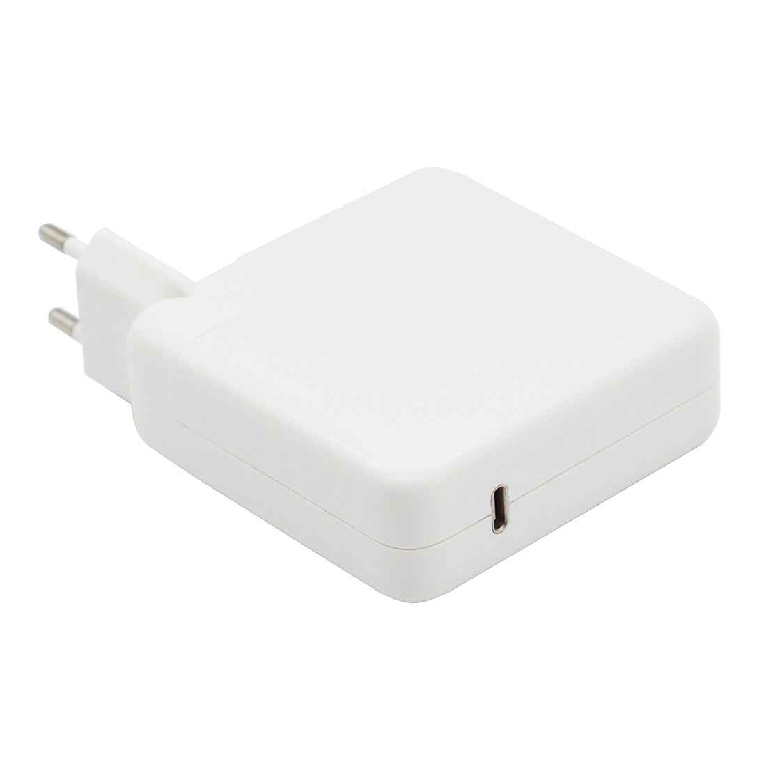 Uniqbuy For 61W Type-C Power Adapter Portable Charger with 1.8m Type-C Charging Cable, EU Plug(White)