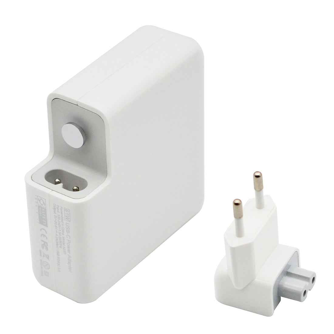 Uniqbuy For 61W Type-C Power Adapter Portable Charger with 1.8m Type-C Charging Cable, EU Plug(White)