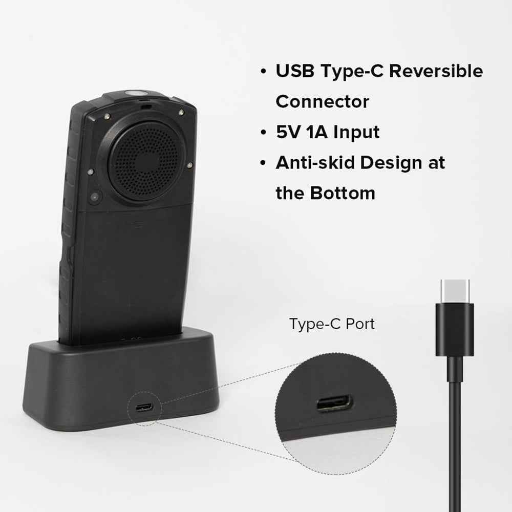 Uniqbuy For AGM 5V 1A USB-C / Type-C Desktop Charging Dock for AGM M6 / M7