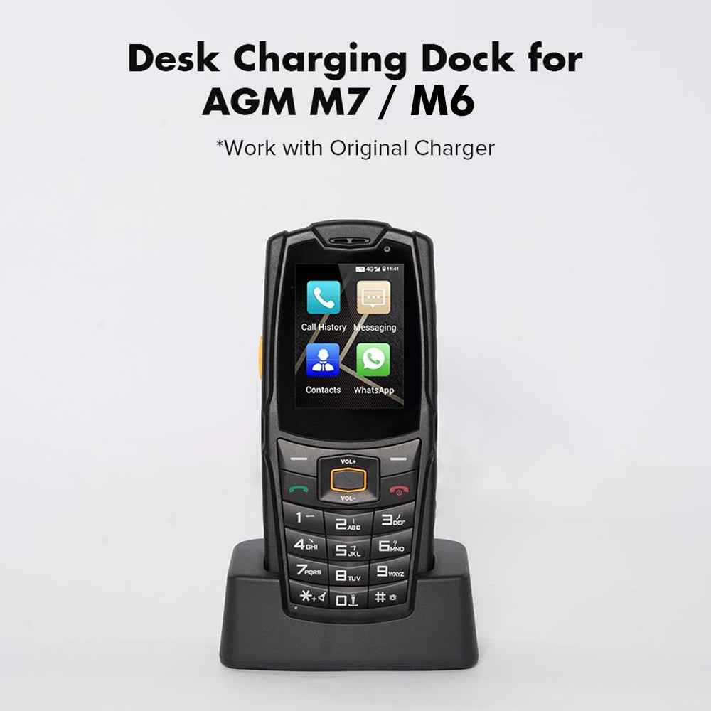 Uniqbuy For AGM 5V 1A USB-C / Type-C Desktop Charging Dock for AGM M6 / M7