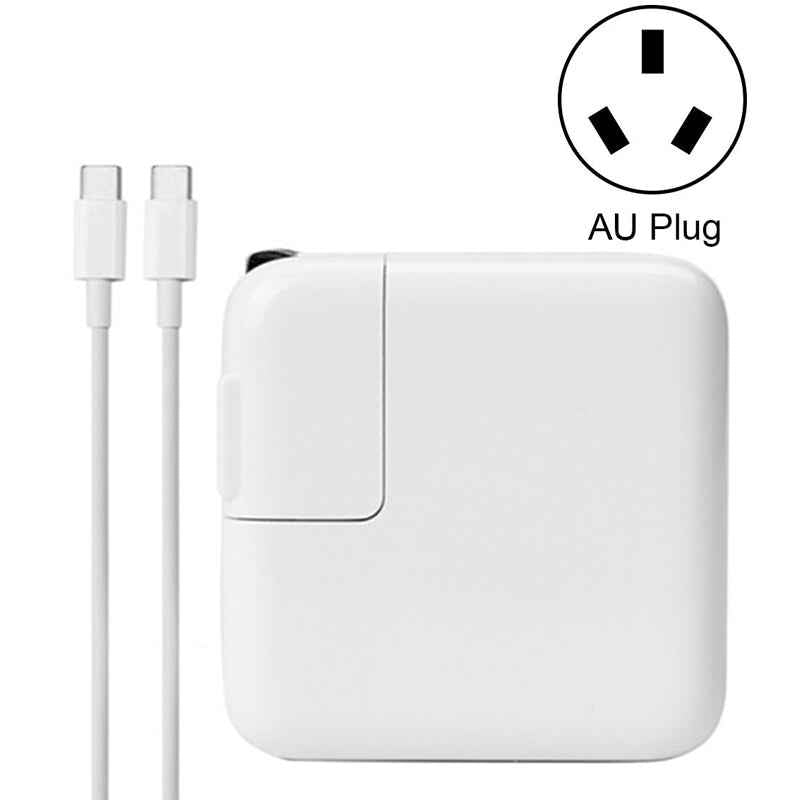 Uniqbuy For 87W Type-C Power Adapter Portable Charger with 1.8m Type-C Charging Cable, AU Plug (White)