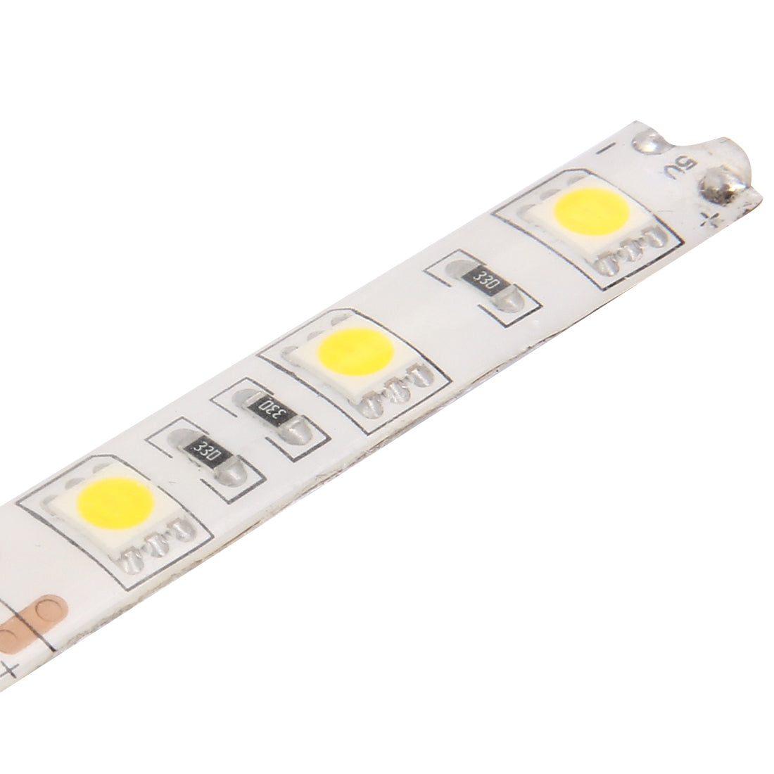 50cm 3W USB Rope Light, Epoxy IP65 Waterproof 30 LED 5050 SMD with 1m Extended Switch Cable, Wide: 10mm(White Light)