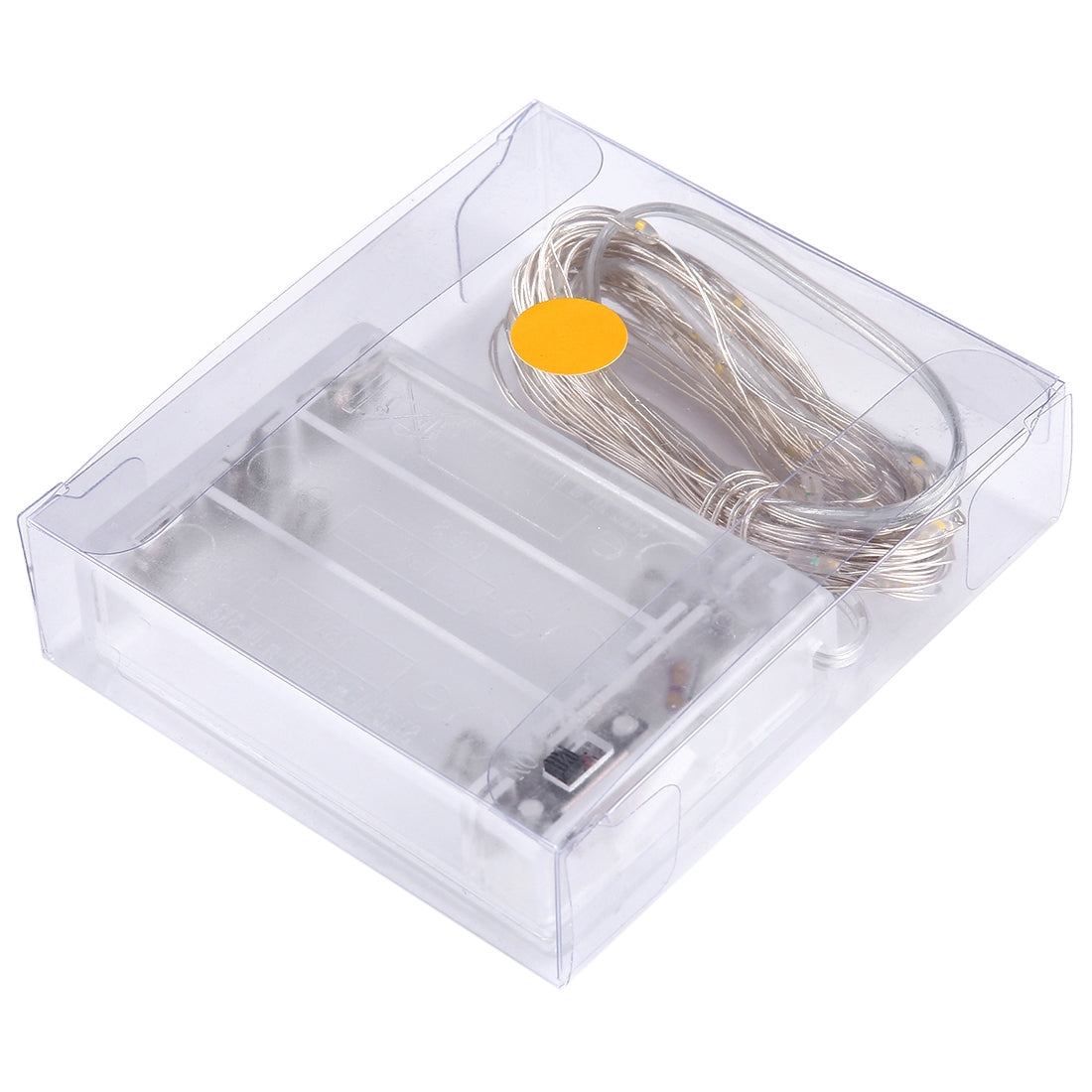 5m IP65 Waterproof Silver Blue Light Wire String Light, 50 LEDs SMD 0603 3 x AA Batteries Box Fairy Lamp Decorative Light, DC 5V