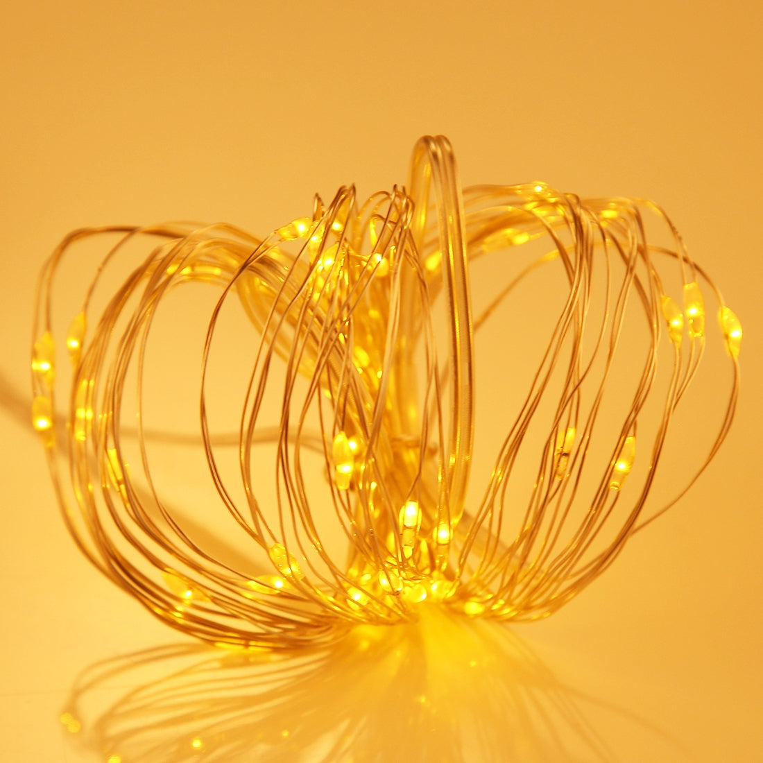 5m IP65 Waterproof Silver Blue Light Wire String Light, 50 LEDs SMD 0603 3 x AA Batteries Box Fairy Lamp Decorative Light, DC 5V