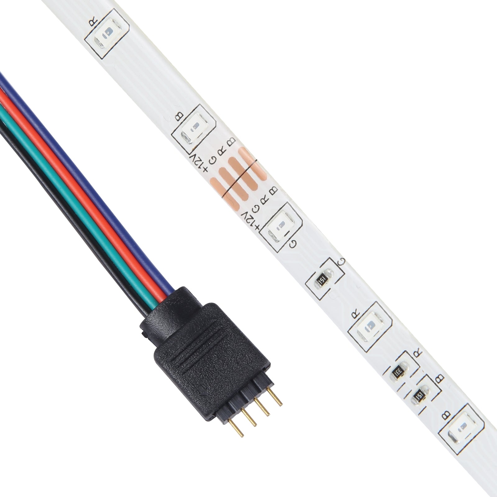 2030 SMD RGB LED Waterproof Epoxy Rope Light, 12V,  Length: 5m