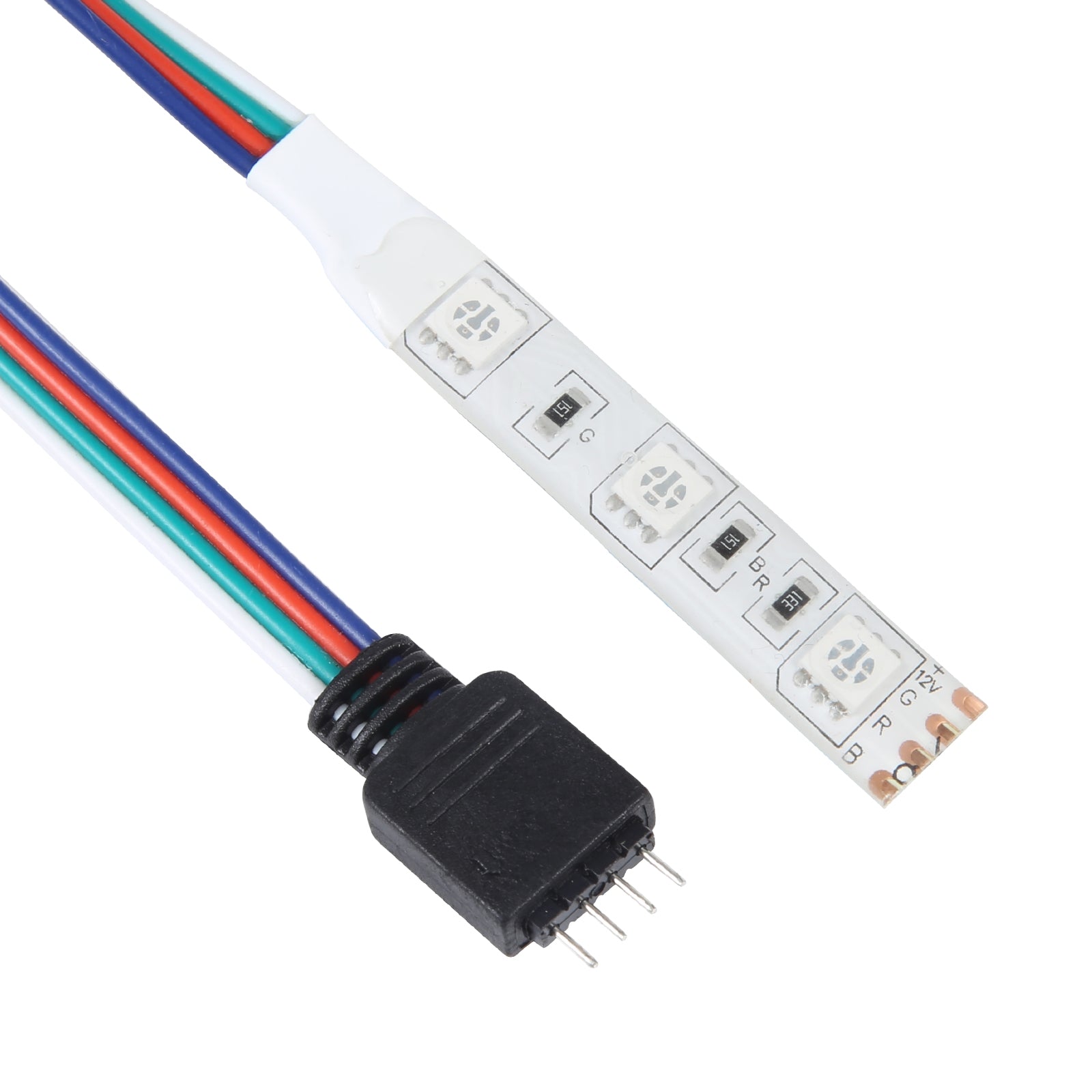 5050 SMD LED RGB Waterproof Epoxy Rope Light, DC 12V, Length: 5cm