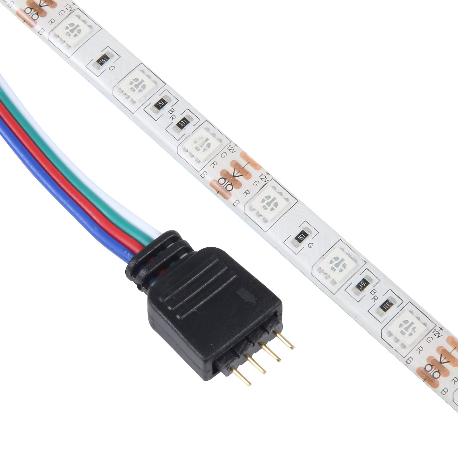 5050 SMD LED RGB Waterproof Epoxy Rope Light, DC 12V, Length: 35cm