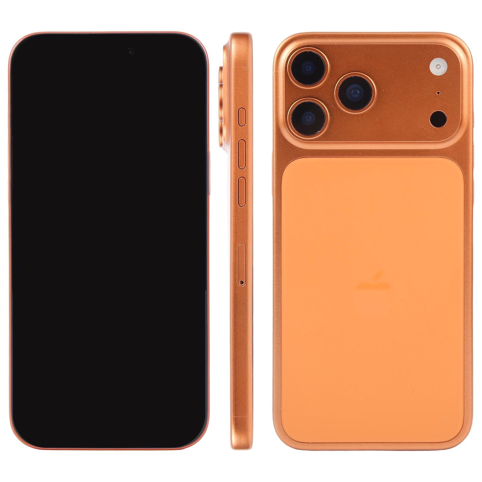 For iPhone 17 Pro Max Black Screen Non-Working Fake Dummy Display Model (Orange)
