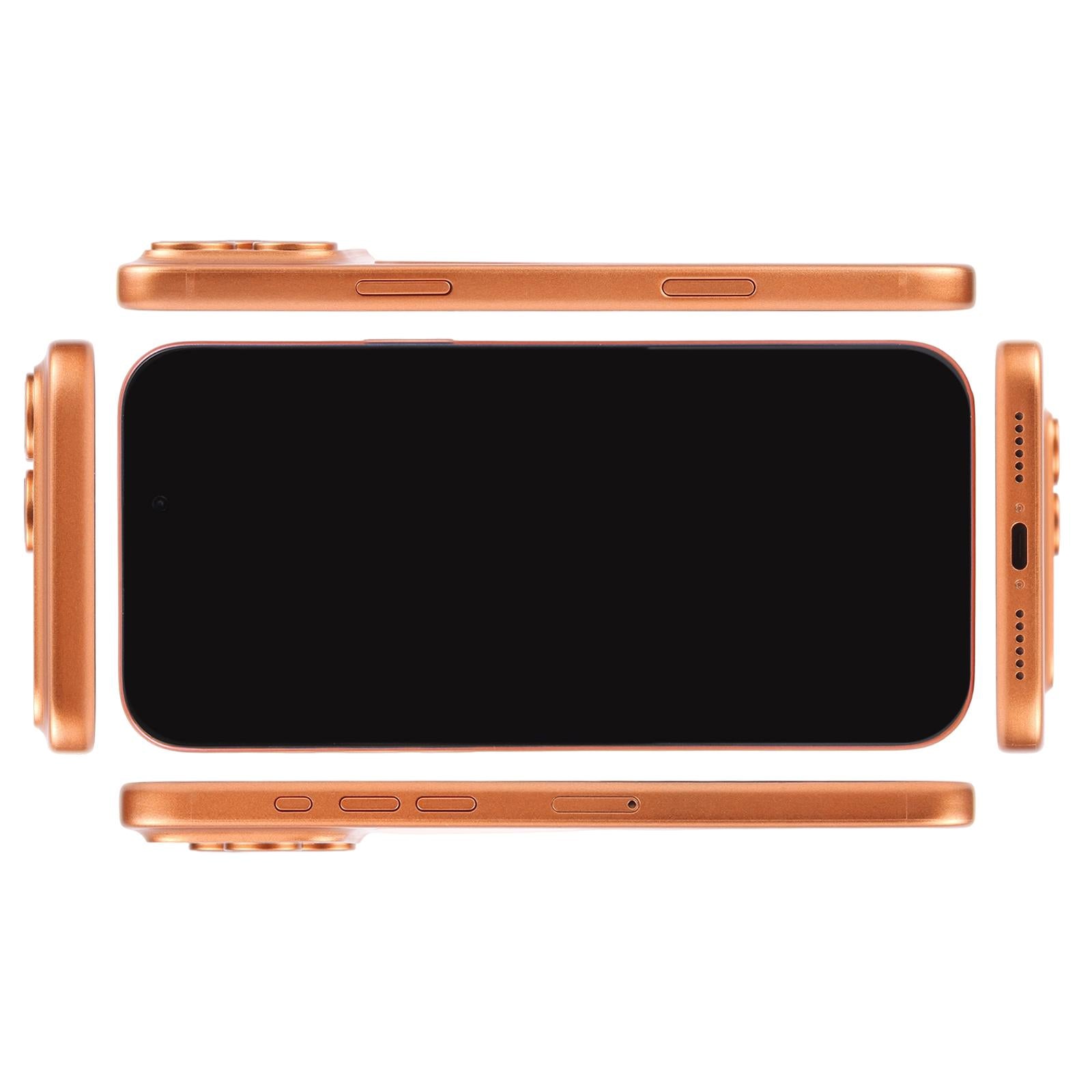 For iPhone 17 Pro Max Black Screen Non-Working Fake Dummy Display Model (Orange)