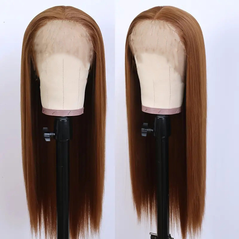 Long Straight Hair Wig for Women (Natural Black)