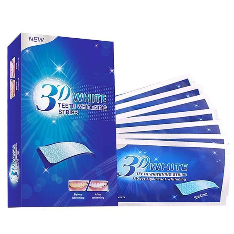 3D Teeth Whitening Strips Anti-Sensitive Double - 1 Pack