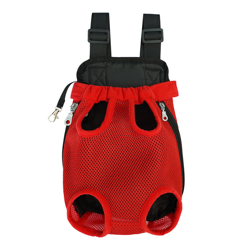 Front Pet Carrier Dog Backpack Bag, Size：M