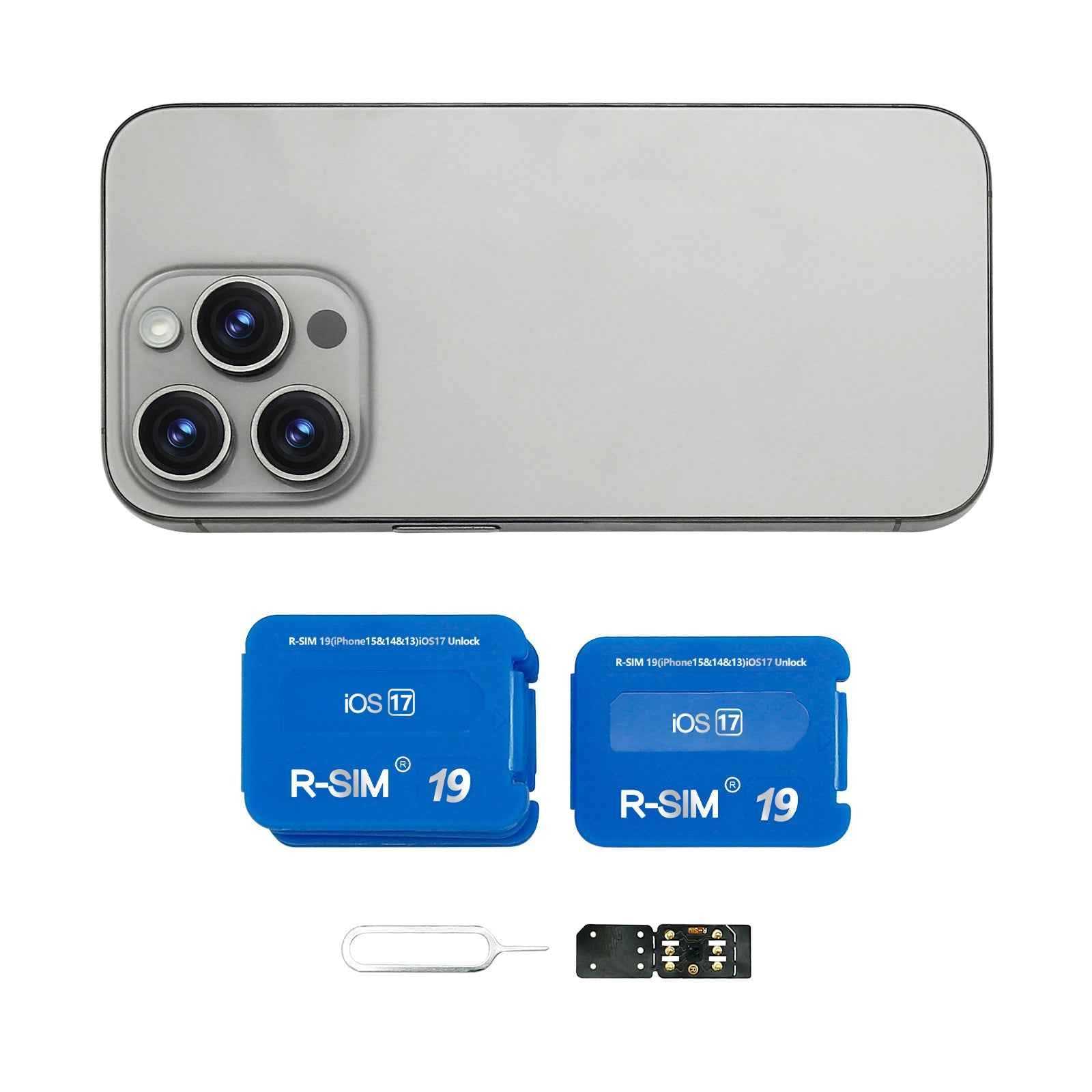 R-SIM19 Dual Chip Fully Automatic Unlocking SIM Card for iPhone 15 Series